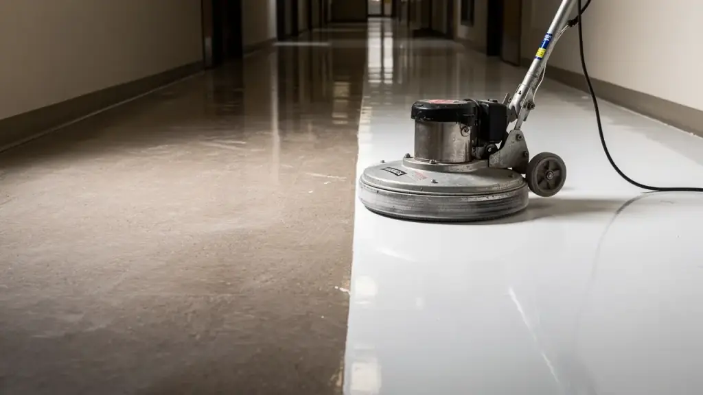 Floor Stripping, Waxing & Polishing
